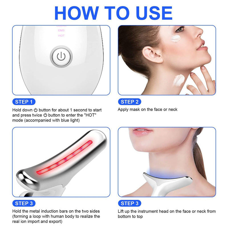LED Light Therapy Facial Massager