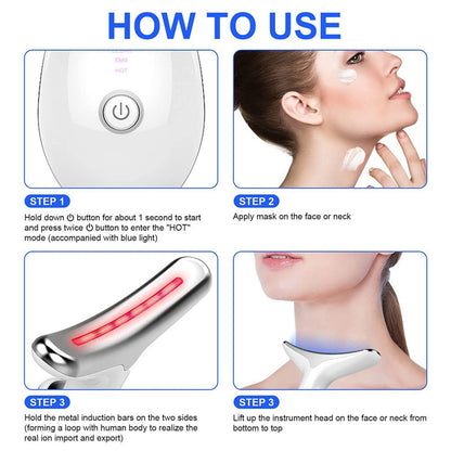 LED Light Therapy Facial Massager